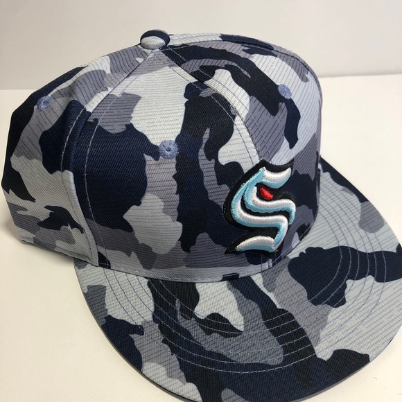 NEW Seattle Kraken NHL SnapBack Hat - Picture 3 of 5